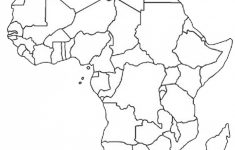 Africa Outline Map Printable