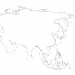 Blank Outline Map Of Asia Printable 8   World Wide Maps   Asia Outline Map Printable