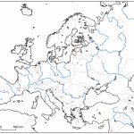 Blank Outline Map Of The European Continent (Countries, Capitals   Free Printable Map Of Europe With Countries And Capitals