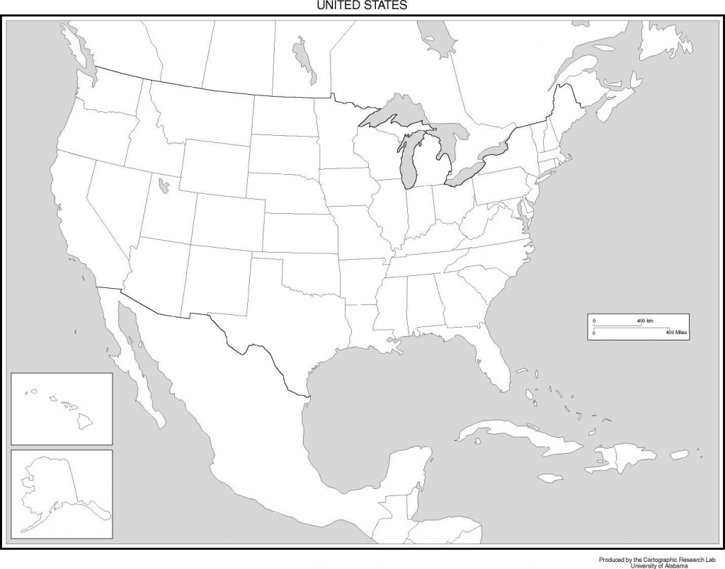 Blank United States And Mexico Map | Teacher Ms.valdivia | Map - Printable 50 States Map