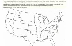 Blank Us State Map Printable