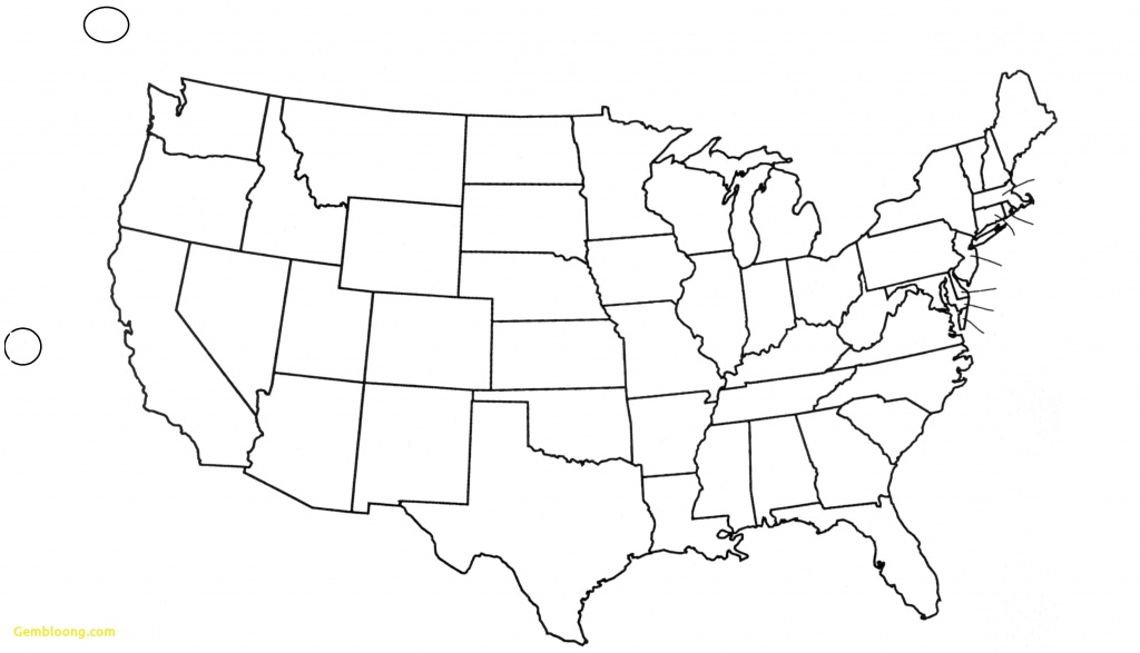 Blank Us Map Pdf - Blank Us Map Printable Pdf