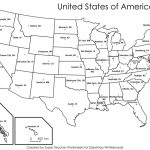 Blank Us Map Worksheet Pdf Refrence United States Map Printable   Blank Us State Map Printable