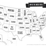 Blank Us State Map Printable | Woestenhoeve   Printable Us Map With States