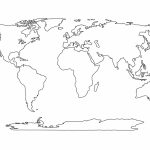 Blank World Map Printable | Social Studies | World Map Outline   Coloring World Map Printable