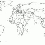 Blank World Map With Countries | Drawing En 2019 | World Map   World Map Outline Printable For Kids