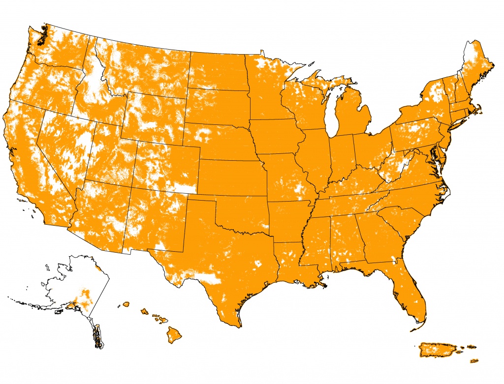 T Mobile Coverage Map Texas | Printable Maps