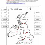 British Isles Map Worksheet   Free Esl Printable Worksheets Made   Free Printable Map Worksheets