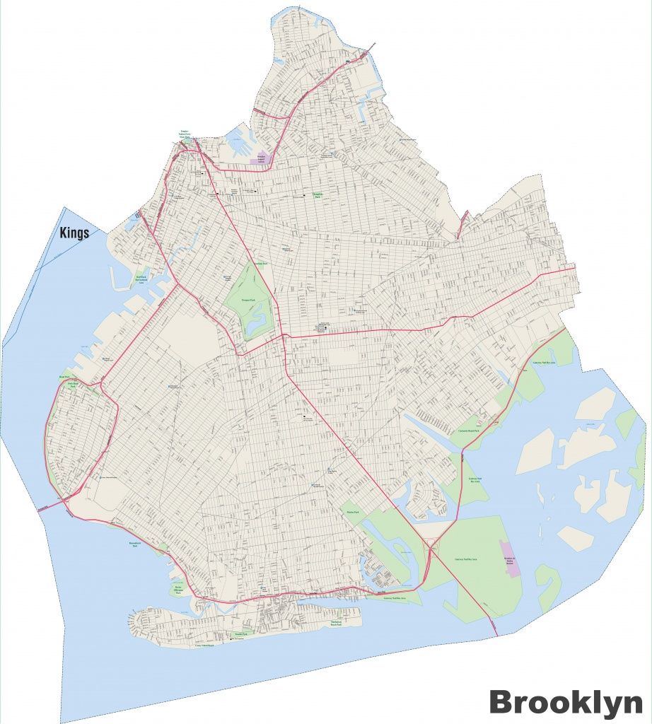 Brooklyn Street Map Printable Printable Maps 5880