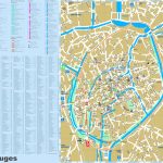 Bruges Tourist Attractions Map   Printable Street Map Of Bruges