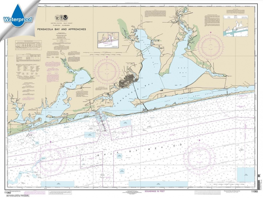 Buy Florida Sportsman Fishing Chart: Pensacola, Wynne Haven Beach To - Florida Sportsman Fishing Maps