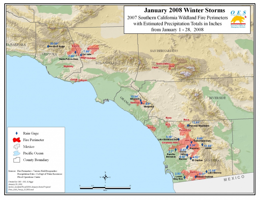 Ca Oes, Fire - Socal 2007 - Southern California Air Quality Map