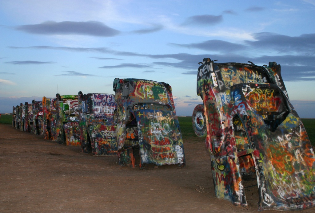 Cadillac Ranch - Cadillac Ranch Texas Map