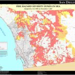 Cal Fire – San Diego County Fhsz Map Throughout Zip Code Map Of San   San Diego County Zip Code Map Printable