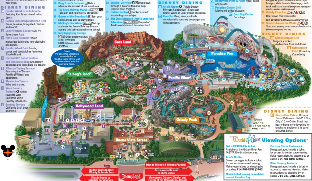California Adventure Map 2017 (89+ Images In Collection) Page 1 - Printable California Adventure Map