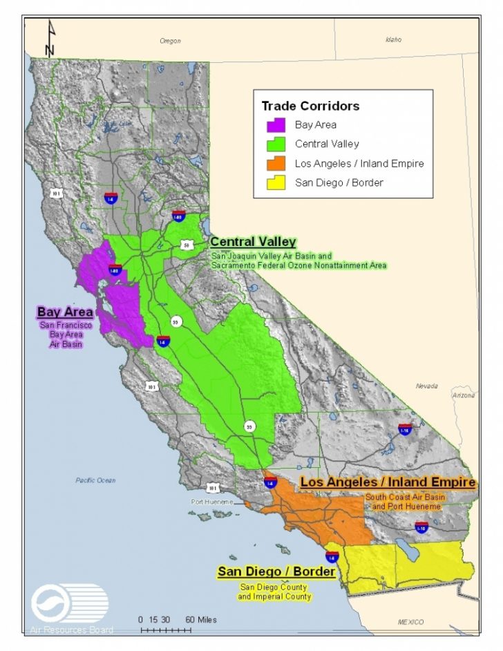 California Air Quality Management Districts Map – Map Of Usa District ...