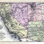 California And Nevada Map And Travel Information | Download Free   Road Map Of California Nevada And Arizona