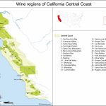 California Central Coast Map Of Vineyards Wine Regions   Central Coast California Map