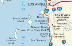 California Coast Attractions Map