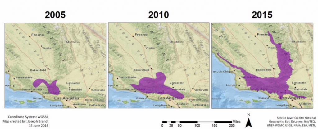 California Condor Recovery - California Lead Free Zone Map