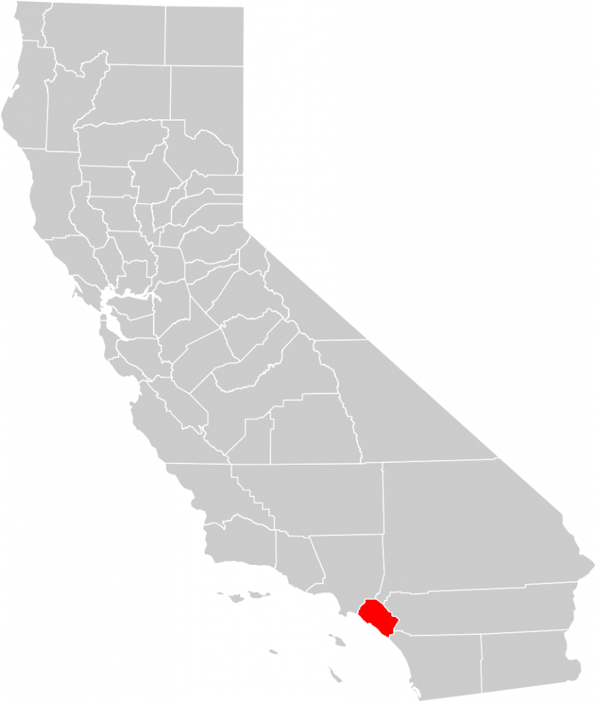 California County Map (Orange County Highlighted) • Mapsof - Orange County California Map