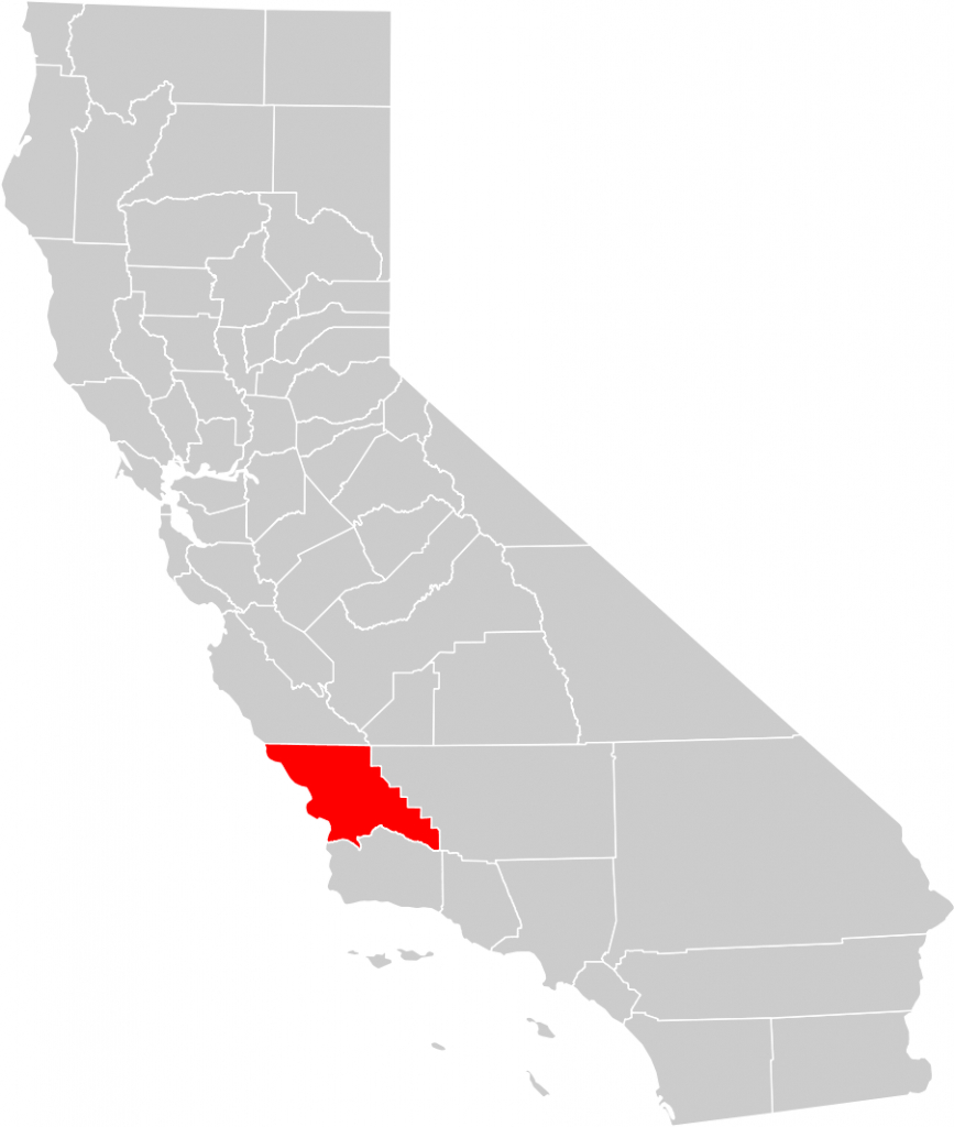 California County Map (San Luis Obispo County Highlighted) • Mapsof - San Luis Obispo California Map