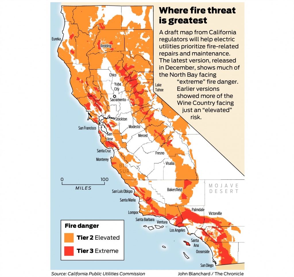 California Fire-Threat Map Not Quite Done But Close, Regulators Say - Southern California Fire Map