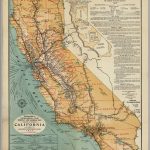 California Highway And Railroad Map   David Rumsey Historical Map   California Railroad Map