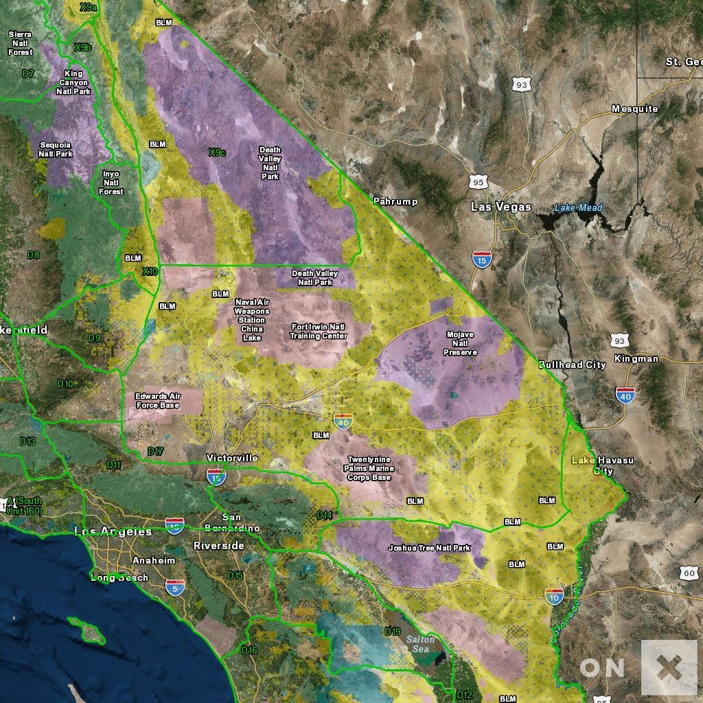 California Hunt Zone D17 Deer - California Deer Hunting Map