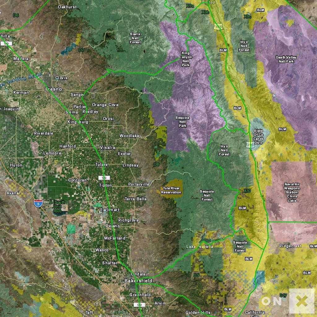 California Deer Zone Map Printable Maps