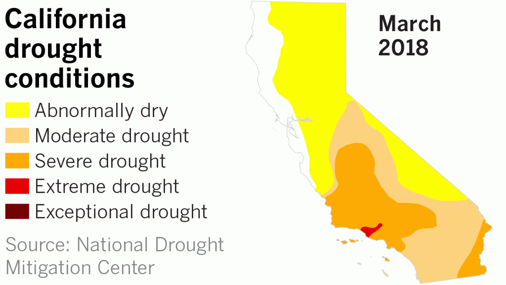 California Is Drought-Free For The First Time In Nearly A Decade - California Drought 2017 Map