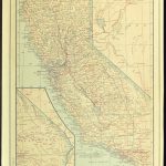 California Map Of California Wall Art Decor Railroad Antique | Etsy   California Map Wall Art