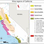 California Map Of Vineyards Wine Regions   California Wine Country Map