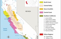 Wine Tasting California Map