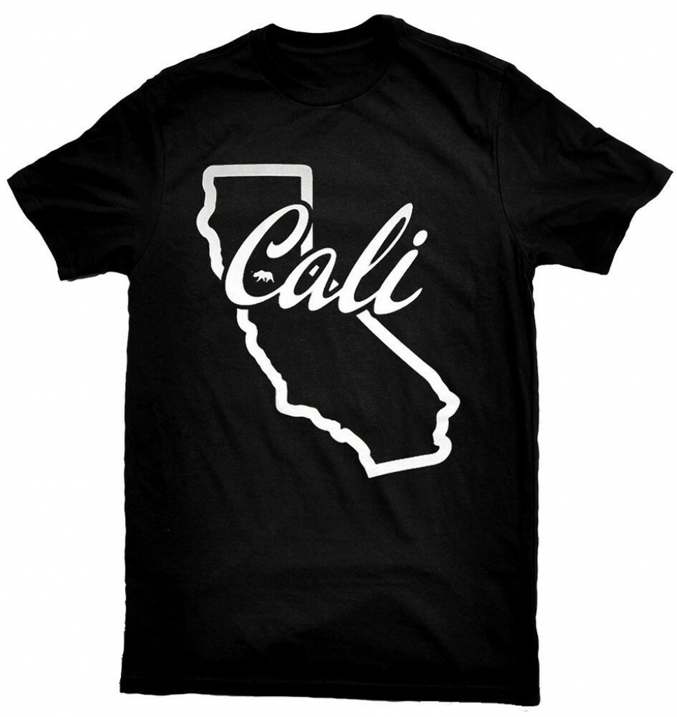 California Map T-Shirt | Ebay - California Map T Shirt