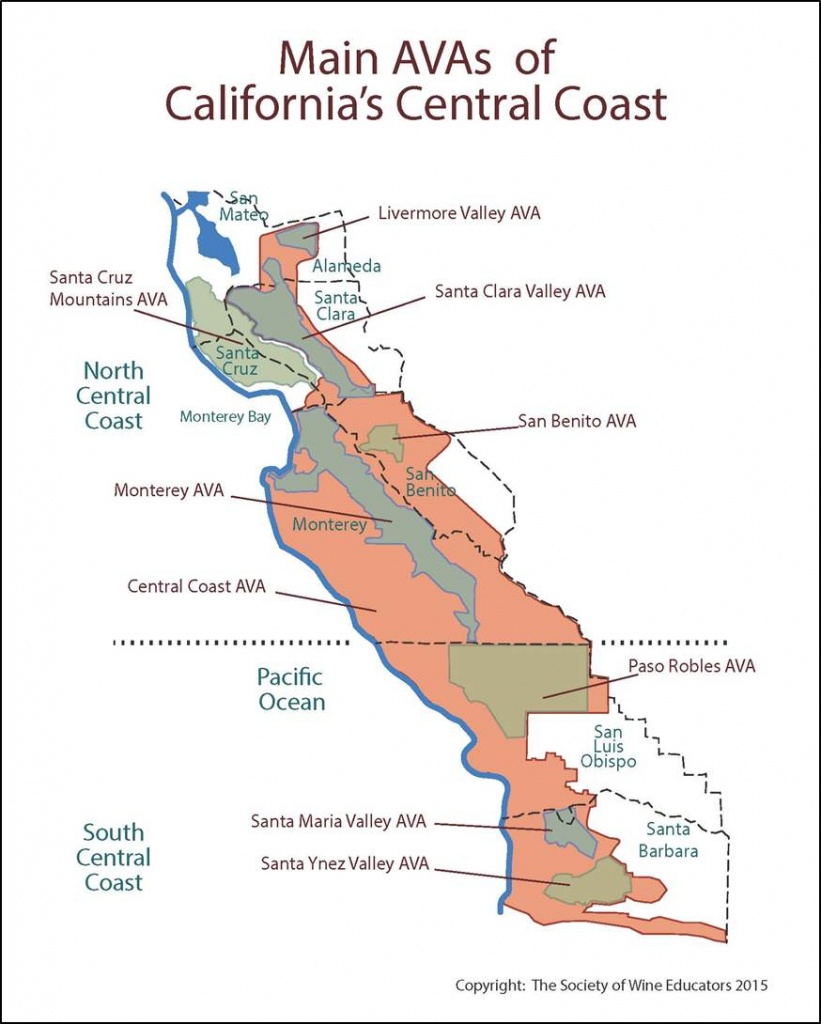 California Map With Cities Central California Wineries Map Picture - Central California Wineries Map