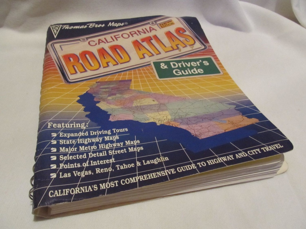 California, Road Atlas &amp;amp; Driver Guide, Thomas Bros Maps, Maps, Book - California Road Map Book