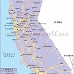 California Road Map, California Highway Map   Detailed Map Of California Coastline
