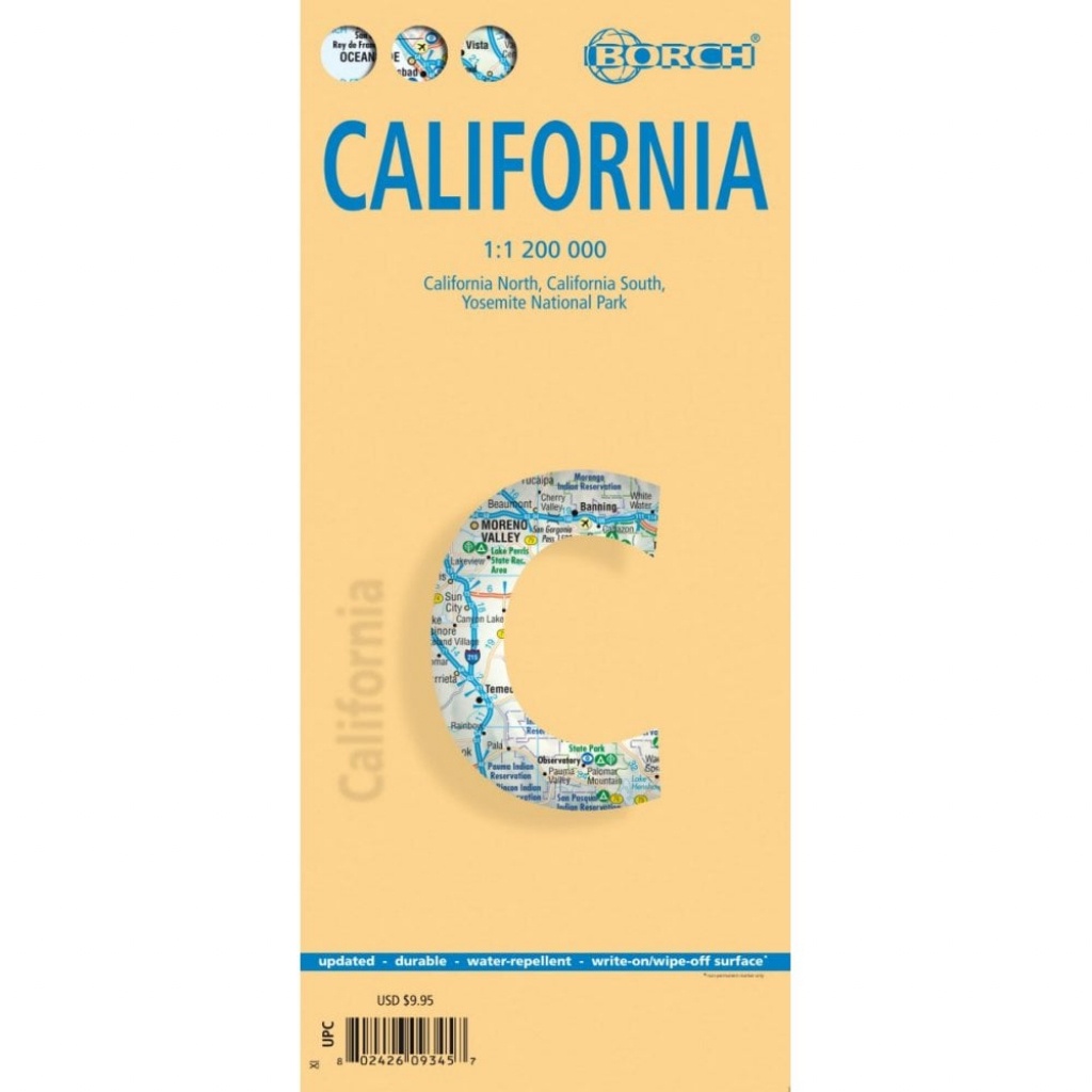 California Road Map - California Road Map Book