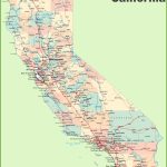 California Road Map   Road Map Of California Usa