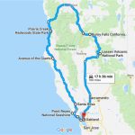 California Road Trip Trip Planner Map The Perfect Northern   Northern California Road Trip Map