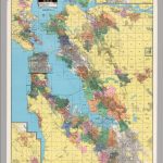 California: San Francisco Bay Cities    Political.   David Rumsey   Northern California Wall Map