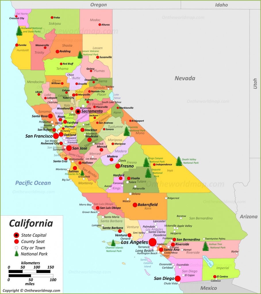 California State Maps | Usa | Maps Of California (Ca) - California Map With States