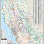 California State North Wall Map – Kappa Map Group   California Wall Map