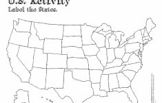 Free Printable Outline Map Of United States