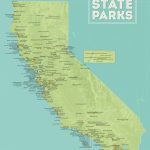 California State Parks Map 18X24 Poster | Etsy   California State Parks Map