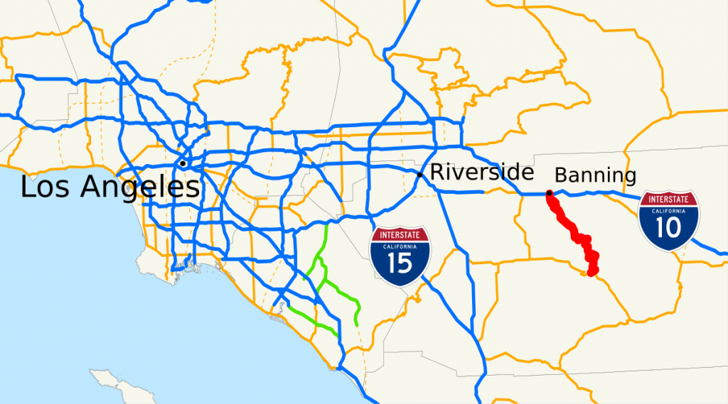 California State Route 243 - Wikipedia - Printable Map Of Riverside County