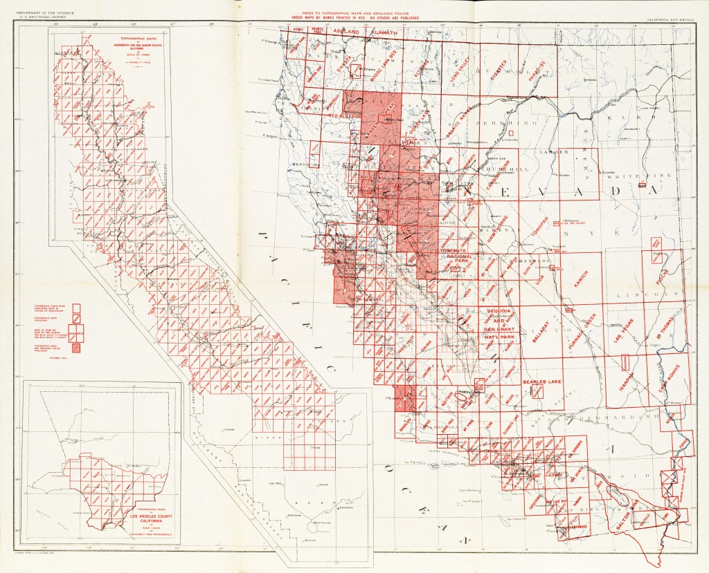 California Topographic Maps - Perry-Castañeda Map Collection - Ut - California Topographic Map Index