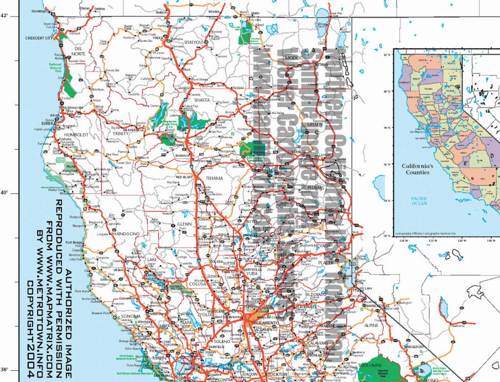 California Usa | Road-Highway Maps | City &amp;amp; Town Information - California State Road Map