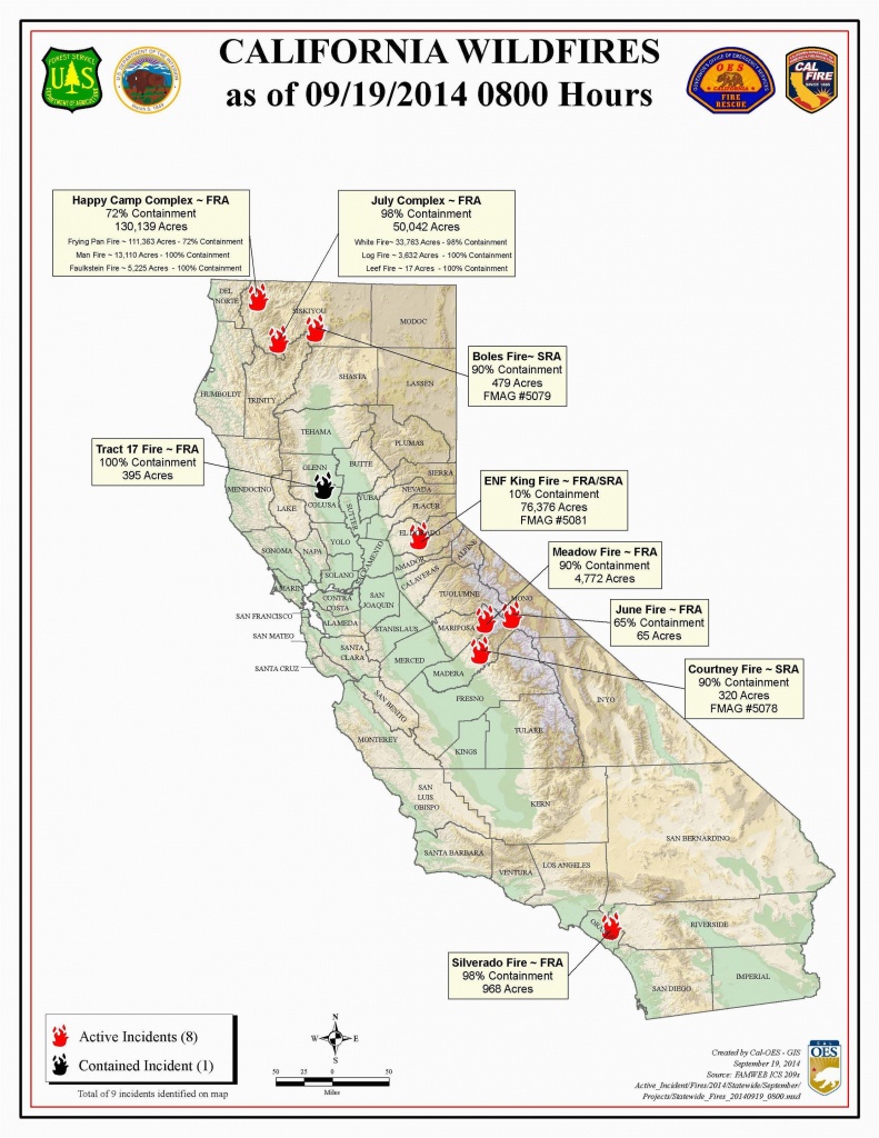 California Wildfires 2014 Map Northern California Wildfire Map - Northern California Wildfire Map